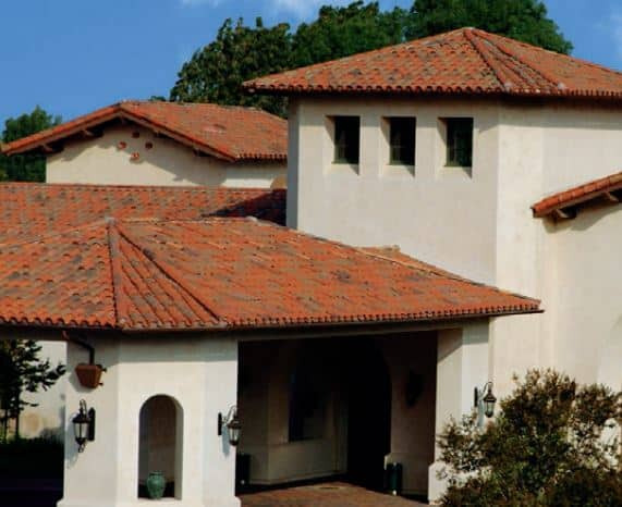 1 Piece S Tile – Madera Blend installed roof reference